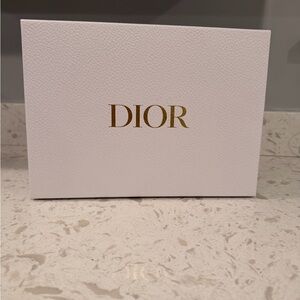Christian Dior White and Gold Accessory Box